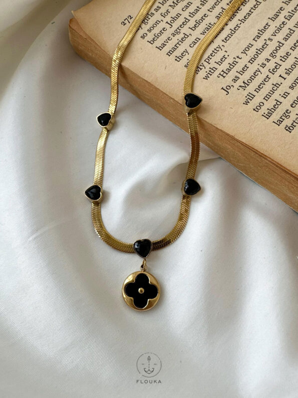 black snake lv necklace