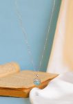 silver blue whale necklace