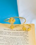 free size gold vancleef set