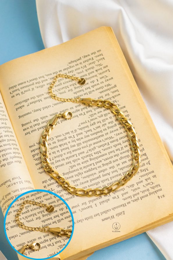 7mm figaro FLOUKA bracelet