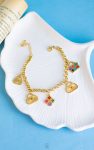gold lv vancleef bracelet