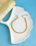 wide rope anklet