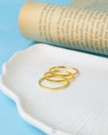 gold triple rings