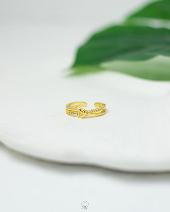 free size tie ring