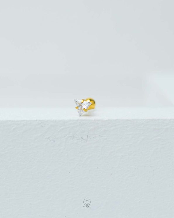 triangle straus piercing