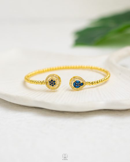 double blue crystal bracelet