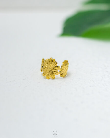 BIG FLOWER free size ring