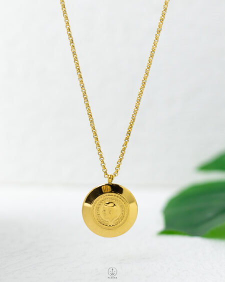 double colour straus necklace