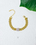 straus gold plated bracelet