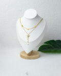 double layer louis vuitton necklace