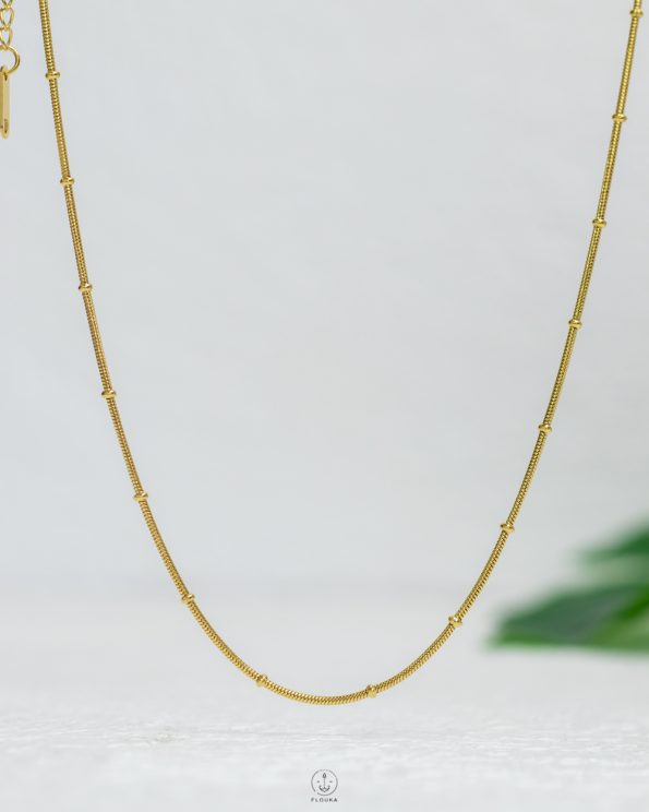 gold basic kids nacklace