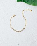 circle white tinnes bracelet