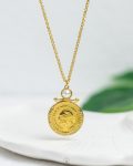 gold coin necklace