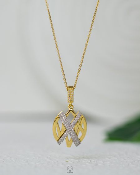 x straus gold necklace