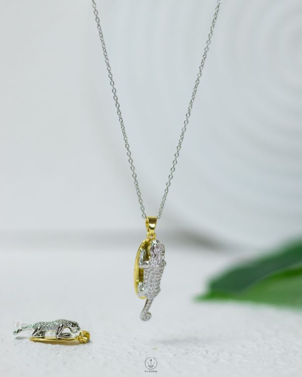 silver tiger necklace