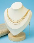 five layer gold necklace (60cm)