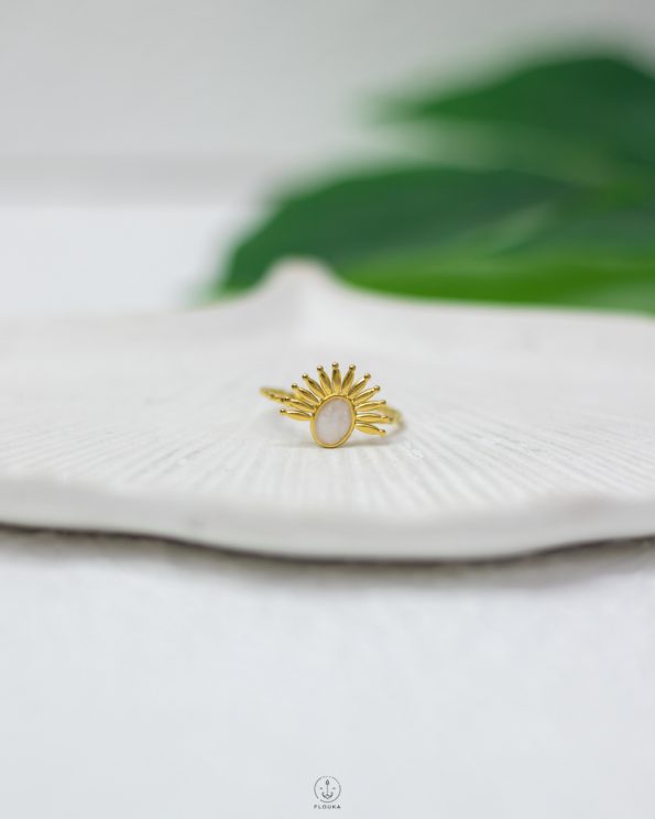 half white sun ring