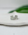 free size silver ring
