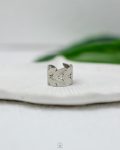 leafs silver ring