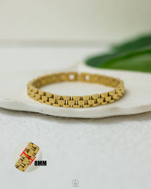 8mm rolex gold bracelet