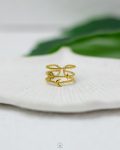 gold moon free size ring