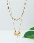 double layer sunshine neckless