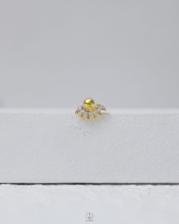 gold crown piercing
