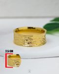 scratched waves bracelet