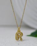 litter R gold straus necklace