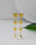 many basic butterfly earrings