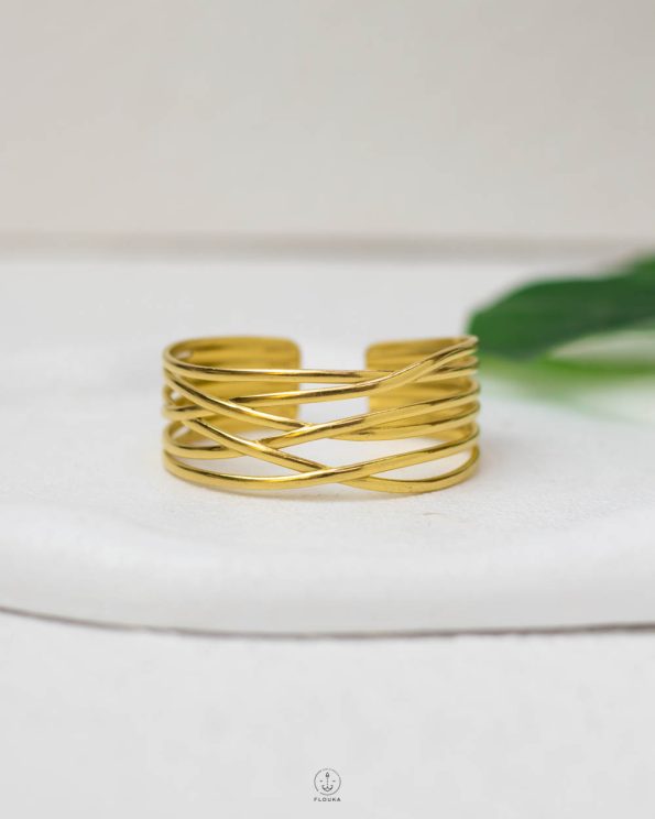 mix gold layer bracelet