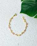 pink & white Tulip bracelet